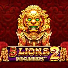 5 Lions Megaways 2 slot visual from Pragmatic Play available on rizzio-nl.com