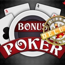 Bonus Poker Deluxe - 3 Hands slot logo by RTG (Reel Time Gaming) at Rizzio Casino