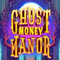 Ghost Money Manor slot logo by Gold Coin Studio at Rizzio Casino