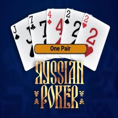 Russian Poker slot icon by OneTouch Games, available at Rizzio Casino