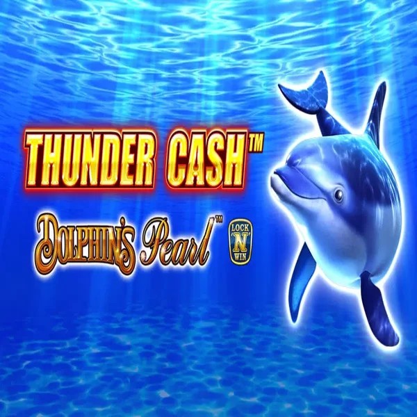 Thunder Cash Dolphins Pearl logo – Slots by Novomatic at Rizzio Casino