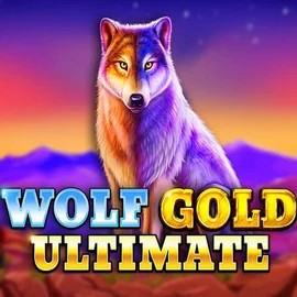 Wolf Gold Ultimate logo by Pragmatic Play at Rizzio Casino